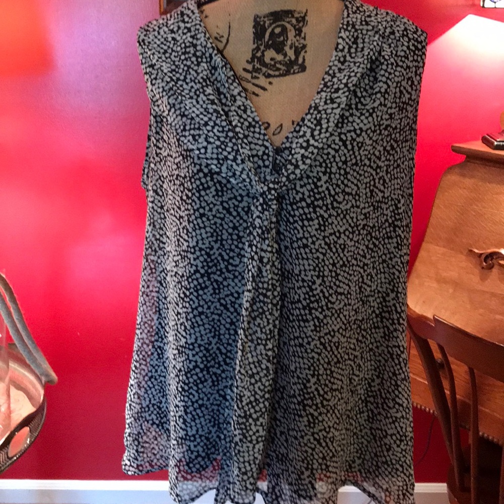 Old Navy Black/White Tanktop